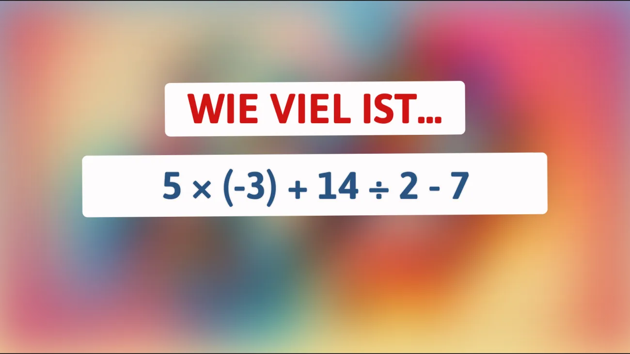 Entlarve dein verstecktes Genie: Kannst du dieses mathematische Rätsel lösen, das selbst die Klügsten ins Grübeln bringt?"