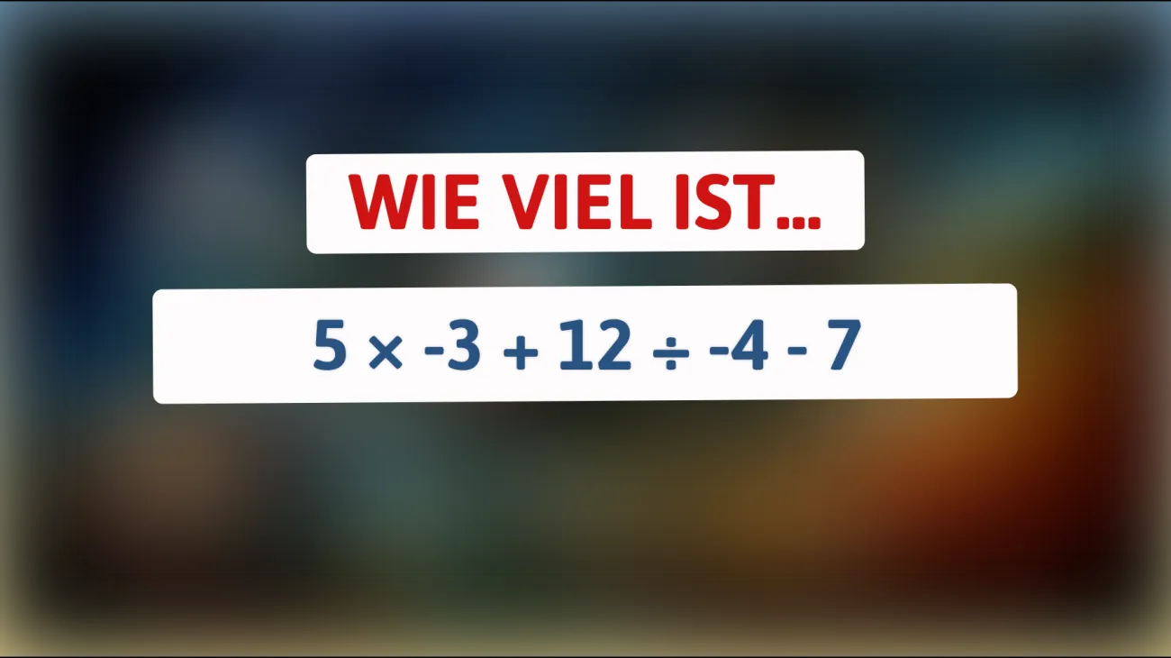 Nur 1% der Menschen kann dieses mathematische Rätsel lösen: Kannst du es auch?"