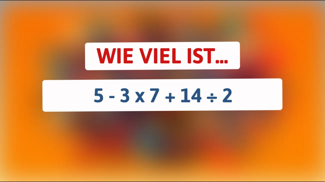 Nur 5 % der Menschen können dieses mathematische Rätsel lösen – bist du schlau genug, um es zu knacken?"
