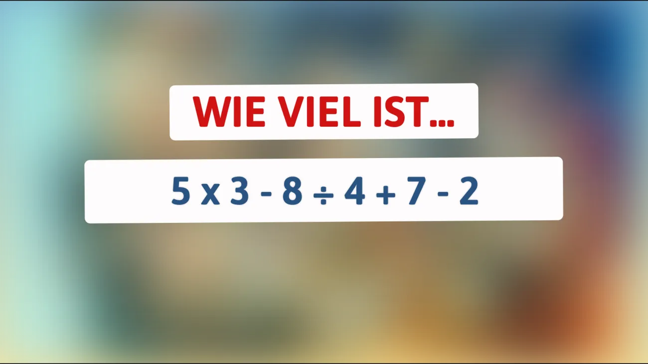 Nur wahre Genies knacken es: Kannst du das Rätsel lösen, das alle verzweifeln lässt? Finde die Antwort!"